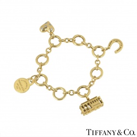 Tiffany & Co. Yellow Gold Charm Bracelet